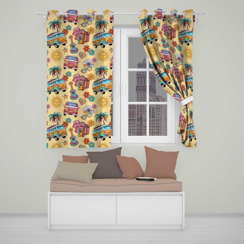 Blackout eyelet curtains - eyelet,