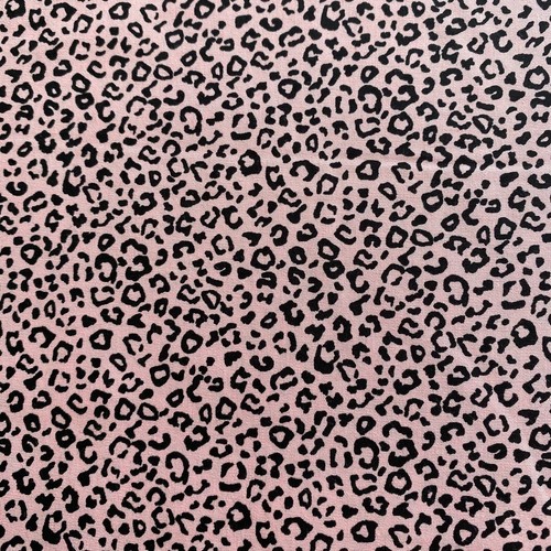 Fat quarter pink leopard spot - fat,