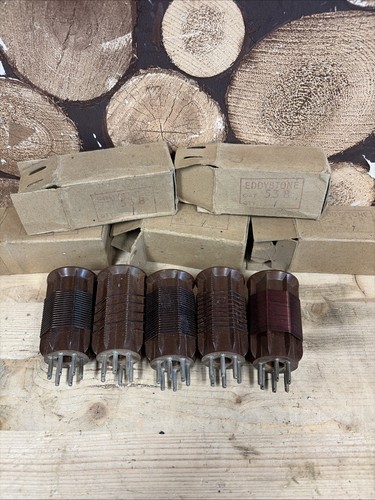 Eddystone radio plug in - 5x,
