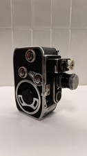 Paillard Bolex Vintage C8SL 8mm Movie Camera With Kern Yvar f1.9 13mm Lens