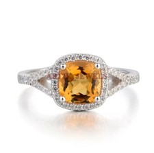 Natural Citrine Gemstone with