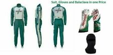 TONY KART GO KART RACE SUIT CIK/FIA LEVEL 2 APPROVED WITH MATCHING GLOVES