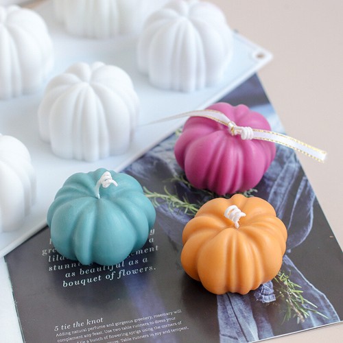 Mini pumpkin shape silicone - 3d,