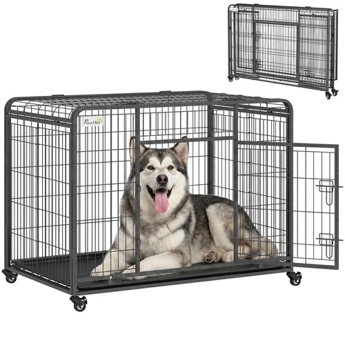 Pawhut metal dog - metal,