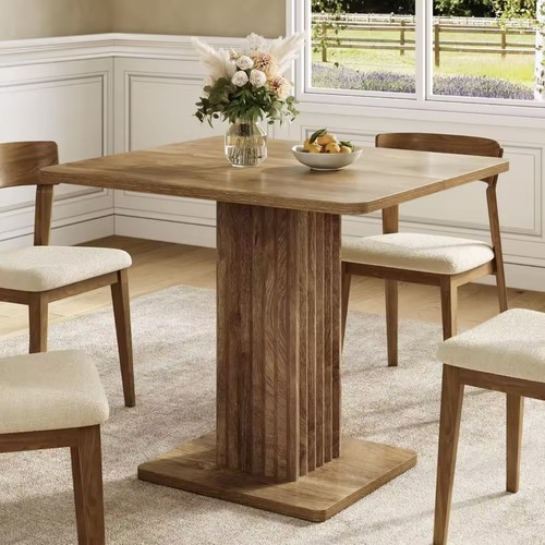 Compact dining table 90cm oak - dining,