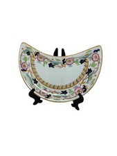 Antique Ashworth Bros Hanley Salad Plate Floral Rare