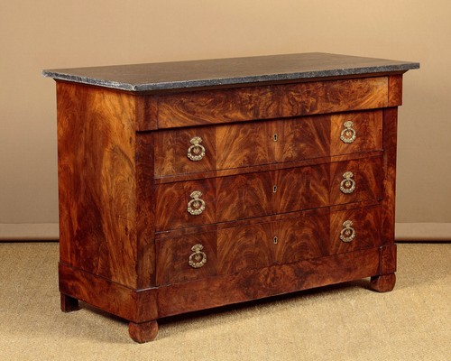 Antique mahogany marble - &,