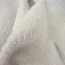 WHITE 100% Terry Toweling