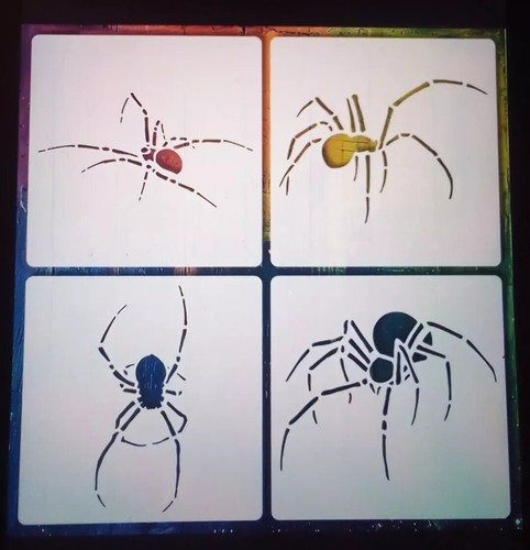 Spider reusable stencils - 4,