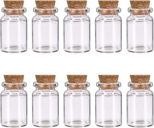 Pcs small glass bottles - glass,