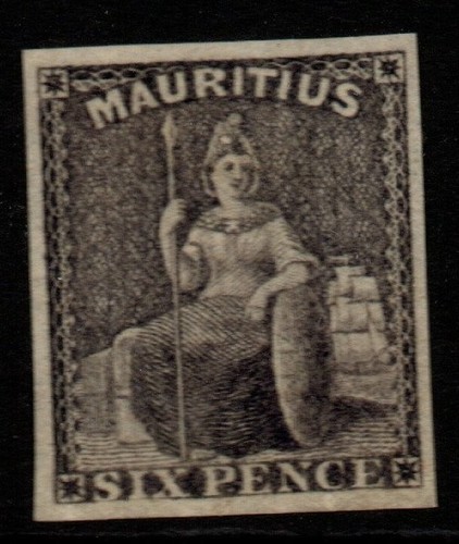 Mauritius sg33 1861 dull - mauritius, 6d