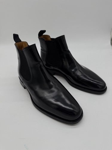 Loake black leather chelsea - loake,