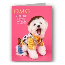 You're How Old Birthday Card -