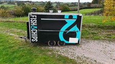 Fish and Chip Trailer On The Road Mobile Catering Trailer