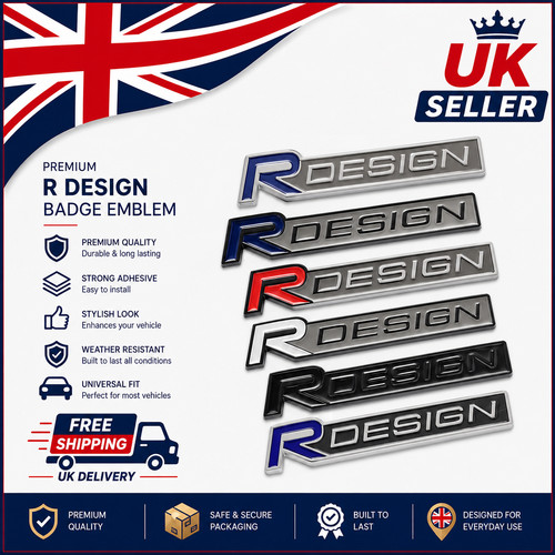Design car badge emblem - r,