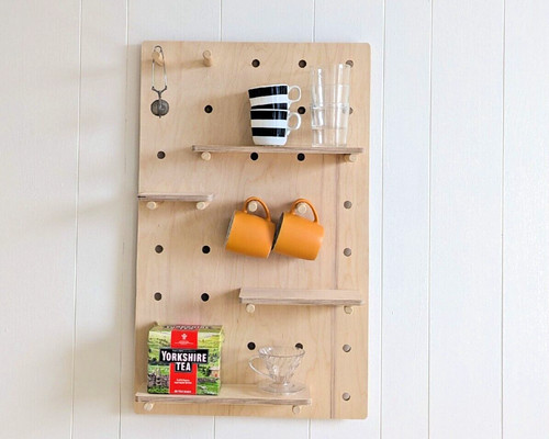 Wooden pegboard medium - wooden,