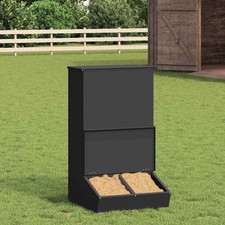 Pig feeder black 51 x - black,