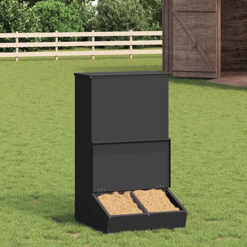 Pig feeder black - black, 55