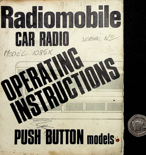 1970 radiomobile car radio - car,