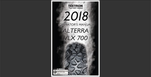 2018 artic cat alterra vlx - artic,