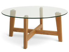  Zela Round Coffee Table - Oak