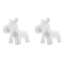 2 PCS Foam Dog Model Figure