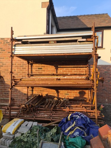 Kwik stage scaffolding used - kwik,