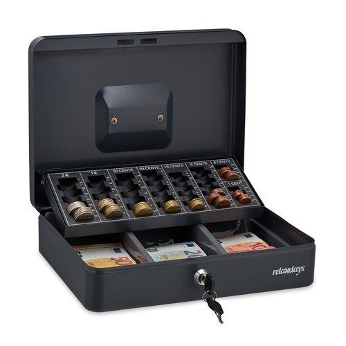 Cash box portable money tin - portable,