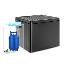 Smad 40L 3 WAY CAMPING & CARAVAN FREE STANDING FRIDGE 12V MAINS LPG Camping Van