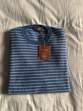 Loro Piana Cashmere Jumper Stripes XL/ 54IT Slim Fit, Retail 1.4k