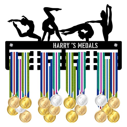 Gymnastics personalised medal - personalised,
