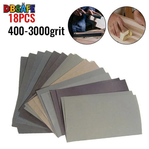 18pcs wet and dry sand - and, paper