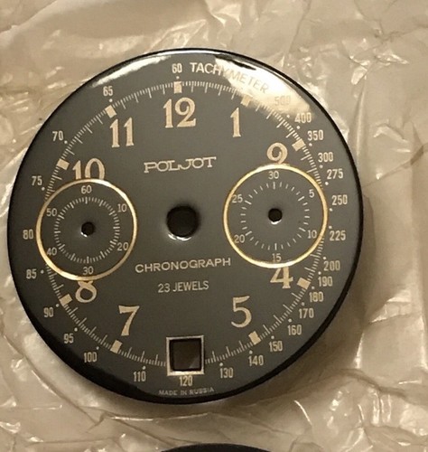 Chronograph dial for - (nos), dial,