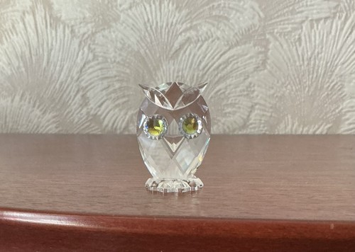 Swarovski crystal owl figurine - crystal,