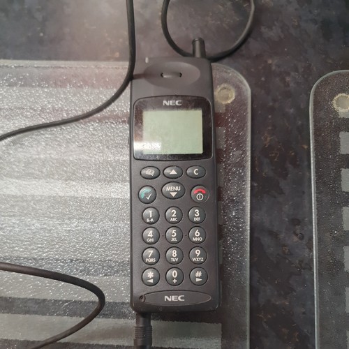 Vintage mobile phone nec - phone,