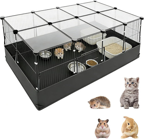 Guinea pig cage with - guinea, top
