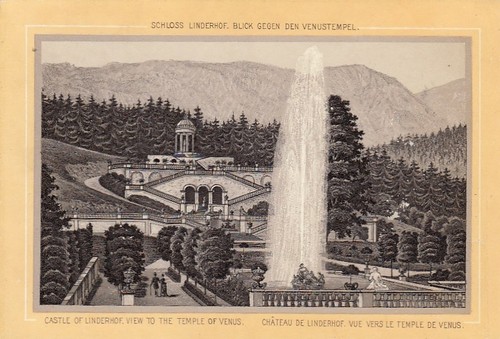Castle linderhof ettal - castle, v.