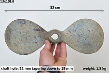 used boat 13 x 10 LH left hand  prop propeller brass / bronze - FREE DELIVERY