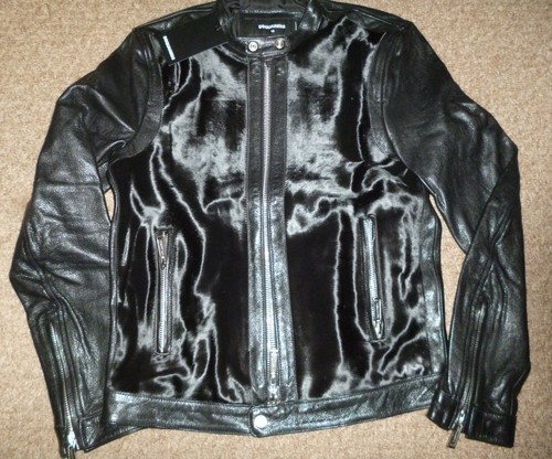 Dsquared leather jacket - leather,