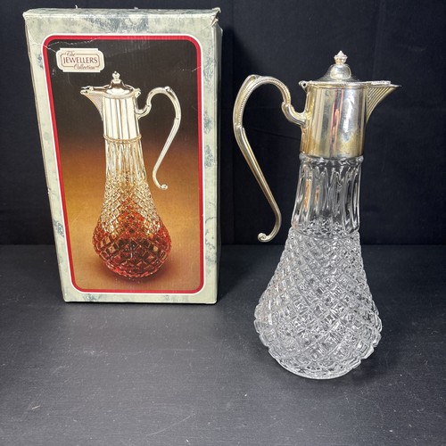 Glass claret jug decanter - glass,