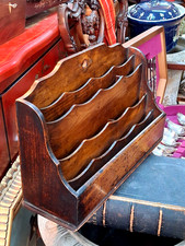 Antique Wooden Letter Rack