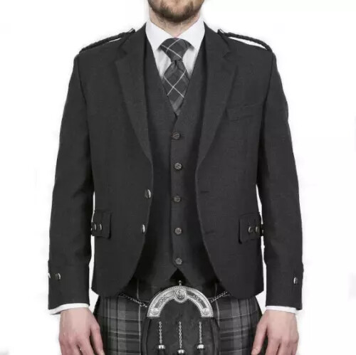 Scottish argyle kilt jacket - scottish,