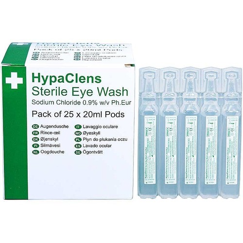 Sterile saline eye wash - sterile,