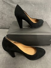 Kurt Geiger Women's Bethanie Black Suede Court Shoes Size UK 6 EU 39