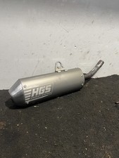Yz 125 05-25 Hgs oval silencer exhaust tail pipe box 1