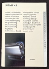 SIEMENS: Original Instructions
