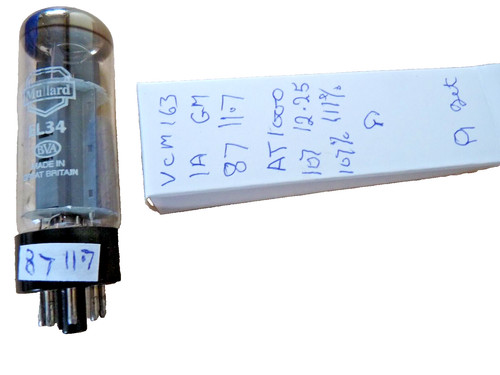Mullard el34 code - mullard,