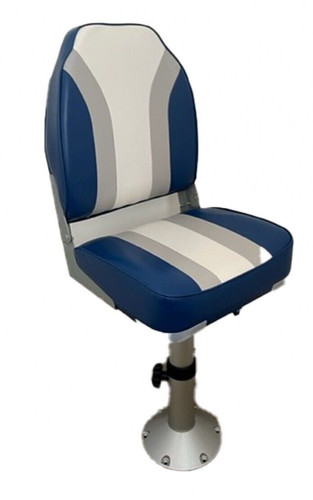 Folding helm boat seat - folding,
