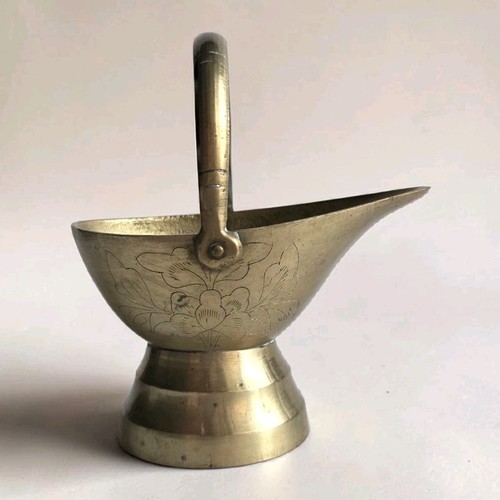 Vintage mini brass coal - vintage,