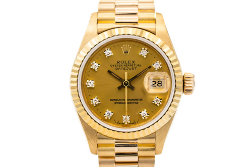 Rolex lady datejust 26mm 18ct - lady-datejust,